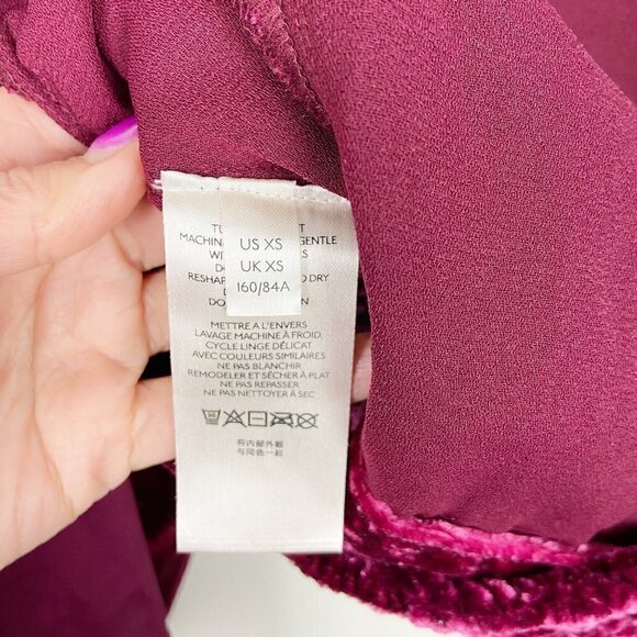 FREE PEOPLE | Marie  Velvet Open Back Cropped Top NWT - Picture 11 of 12